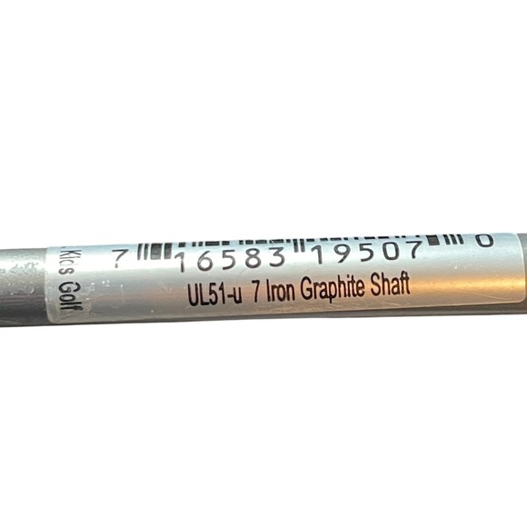 US Kids Golf UL51 RH 7 Iron Graphite Shaft Ultralight 36 Degrees Kids Golf Club - Picture 8 of 9